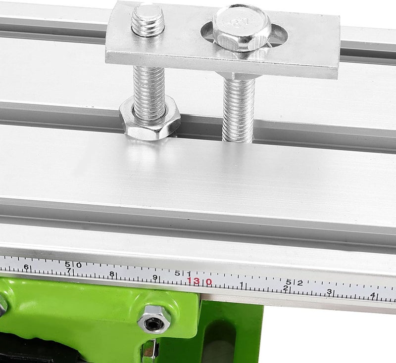 JOIKIT 12.2 Inch Mini Milling Machine Worktable, Compound Drilling Slide Table, Multifunction Worktable, Drill Vise Fixture Adjustment Worktable for Bench Drill - Image 3